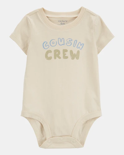 Baby Cousin Crew Short-Sleeve Bodysuit