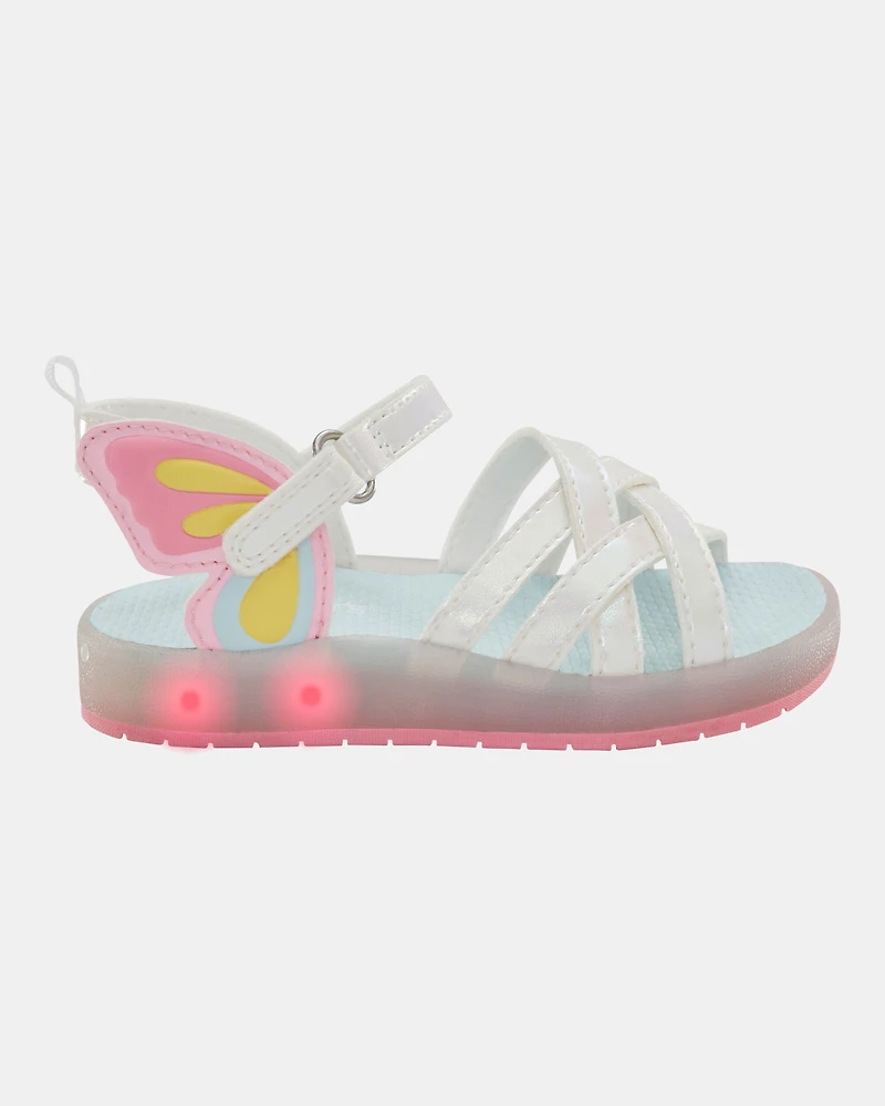 Toddler Butterfly Light-Up Sandal