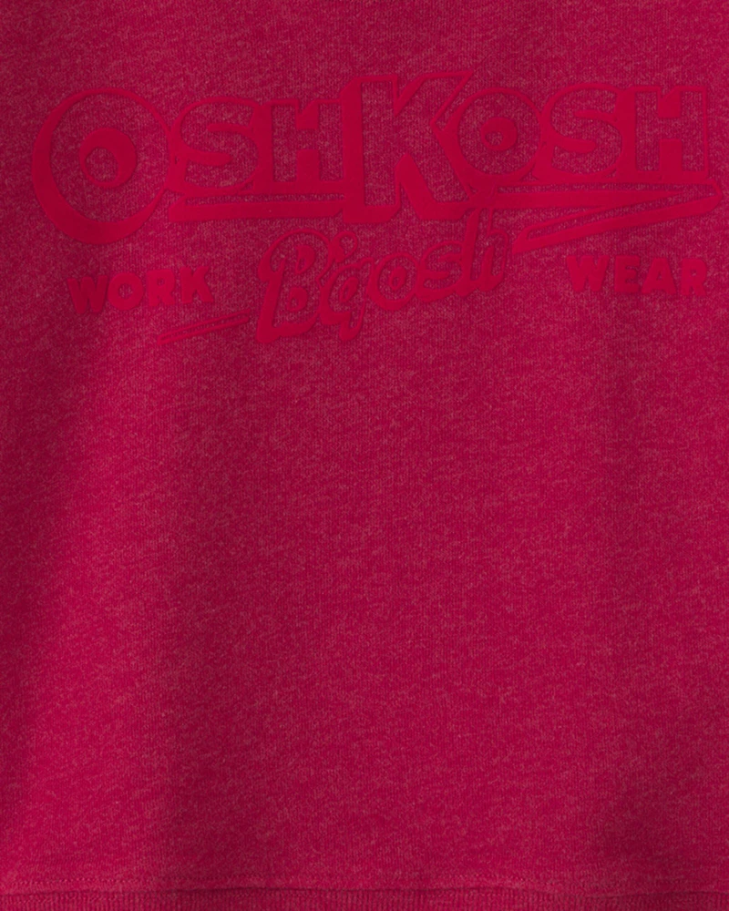 Toddler Boy OshKosh Logo French Terry Pullover Sweatshirt - Red