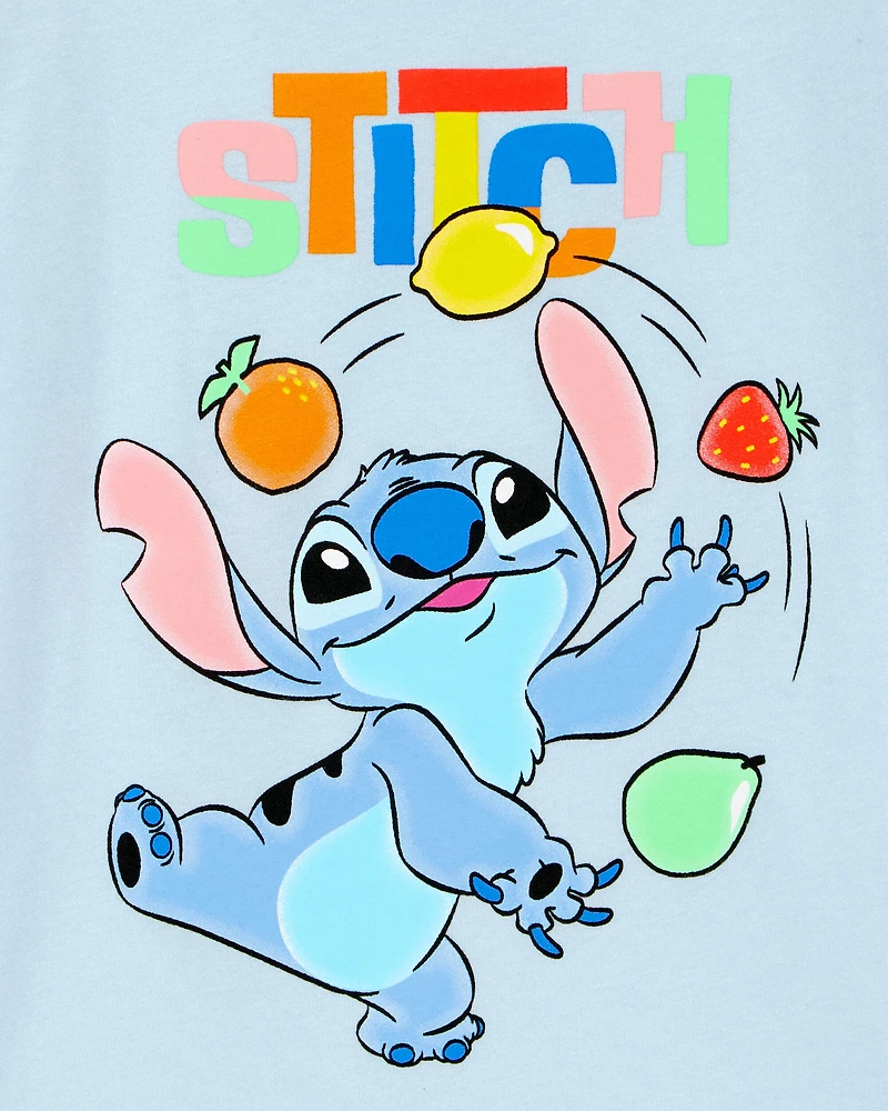 Girls Disney© Lilo & Stitch Short-Sleeve Graphic Tee - Blue