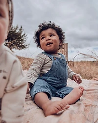 Baby Organic Cotton Denim Overalls