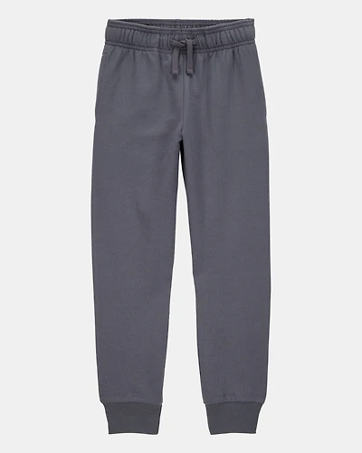 Boys Pull-On Drawstring Joggers - Dark Grey