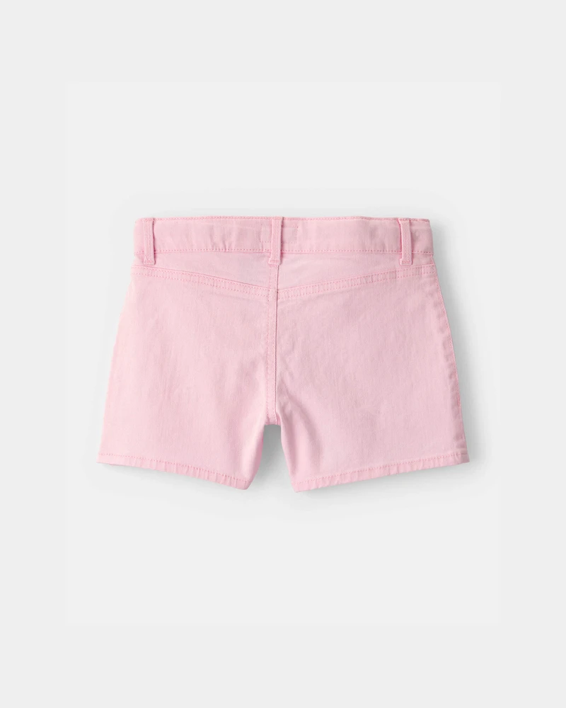 Girls Utility Shorts - Pink