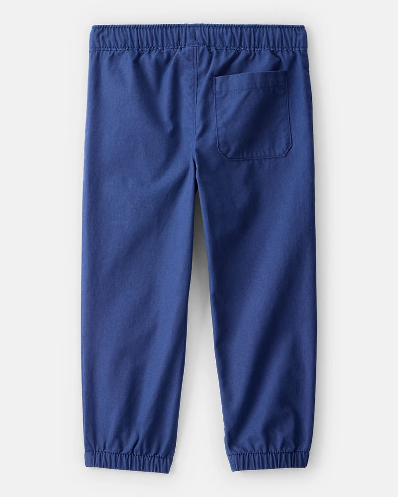 Toddler Boy Cotton Everyday Pull-On Jogger - Navy
