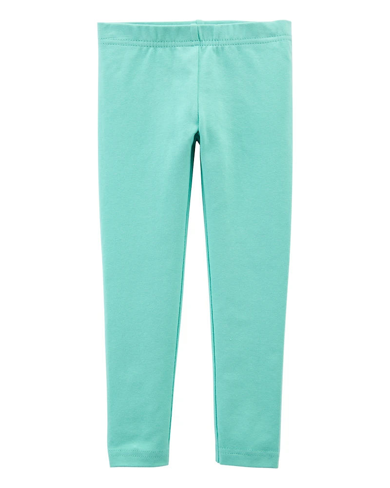 Baby Girl Cotton Stretch Leggings