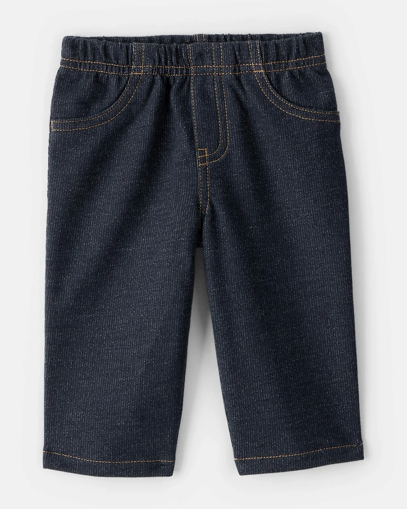 Baby Girl 3-Piece Fleece Vest Outfit Set - Pink