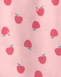 Girls 2-Pack Apple Night Gowns - Pink