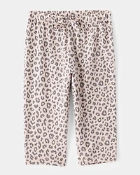 Baby Girl 2-Piece Long-Sleeve Bodysuit & Pull-On Leopard Pants