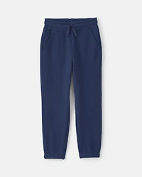 Boys Fleece Joggers - Navy Blue