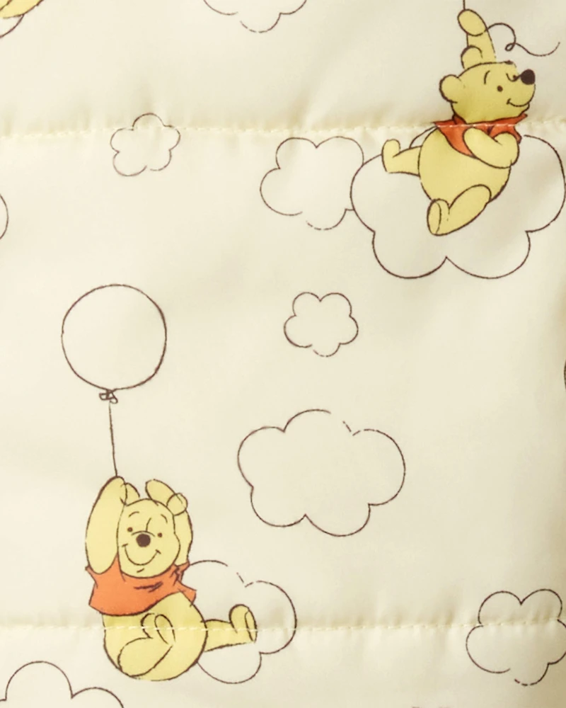 Baby Boy 1-Piece Disney© Winnie the Pooh Pram Snowsuit - Yellow/Cream