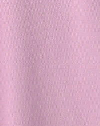 Girls Uniform Piqué Short-Sleeve Dress - Pink