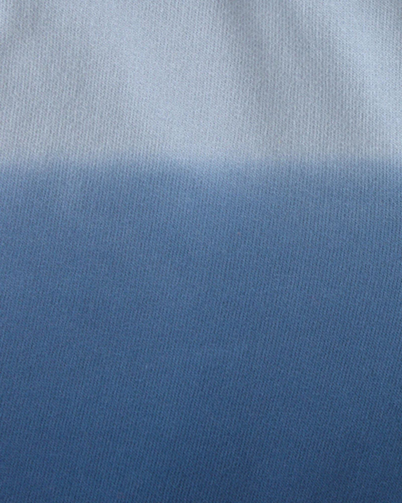 Baby Boy Ombre French Terry Shorts - Blue