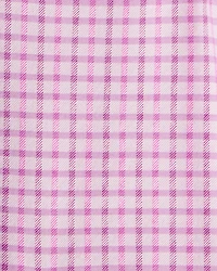 Girls 2-Piece Long-Sleeve Tee & Plaid Dress Set - White/Pink