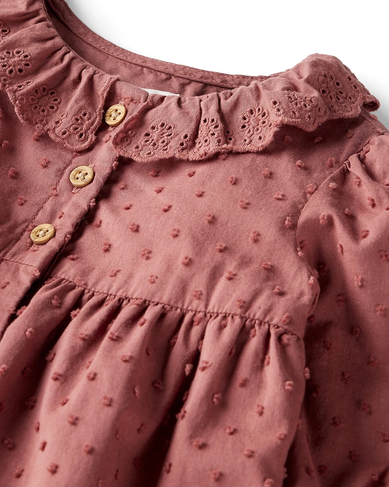 Baby Girl Organic Cotton Prairie Bubble