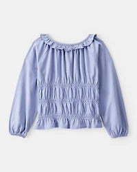 Girls Long-Sleeve Top - Blue