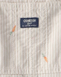 Toddler Easter Carrot Shortall - Cream