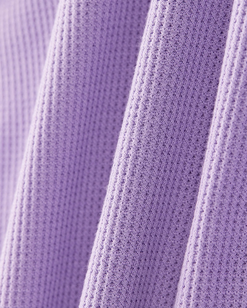 Girls PurelySoft Long-Sleeve 2-Piece Pajamas - Purple