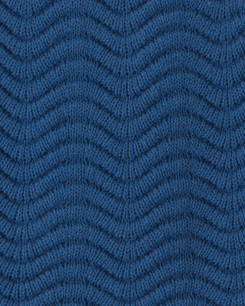 Toddler Girl Sweater Knit Tank Top - Navy