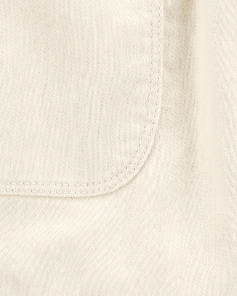Boys Pull-On Twill Shorts - Khaki