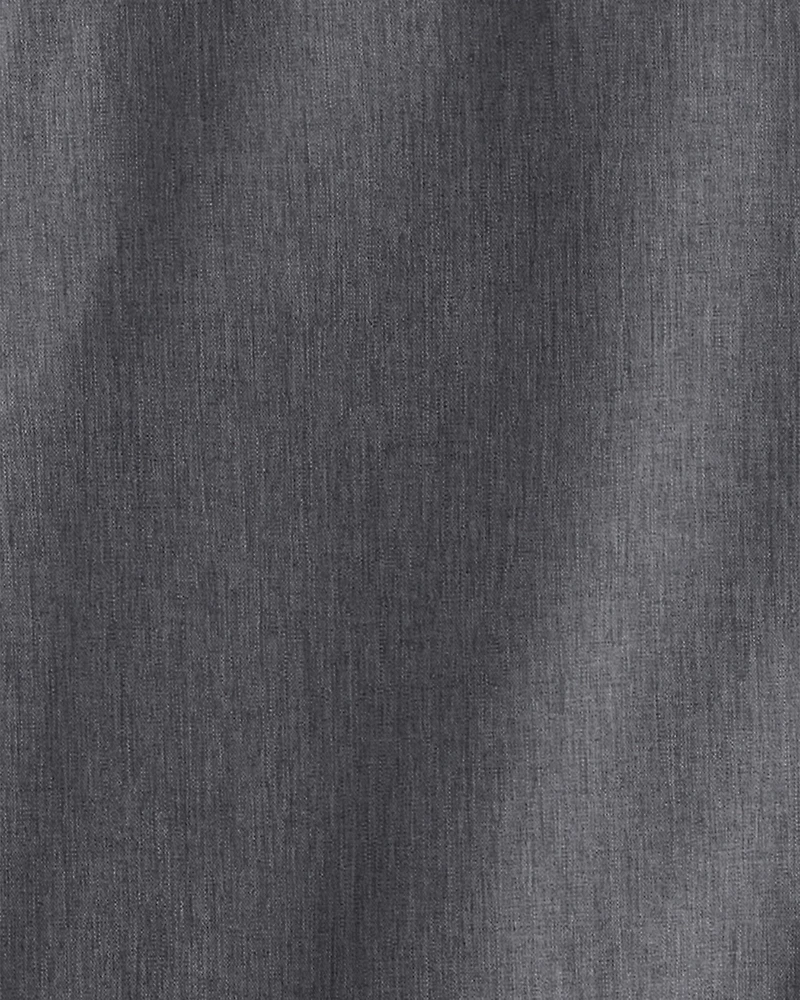 Boys Active Hooded Zip-Up Jacket - Grey