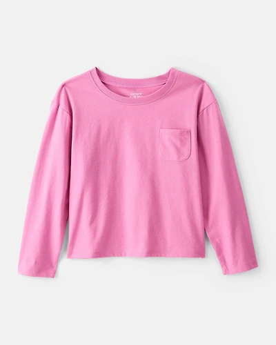Girls Long-Sleeve Top - Pink