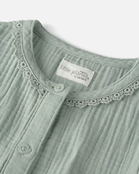 Toddler Girl Organic Cotton Gauze Dress