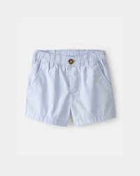 Toddler Boy 2-Piece Button-Down Shirt & Short Set - Blue
