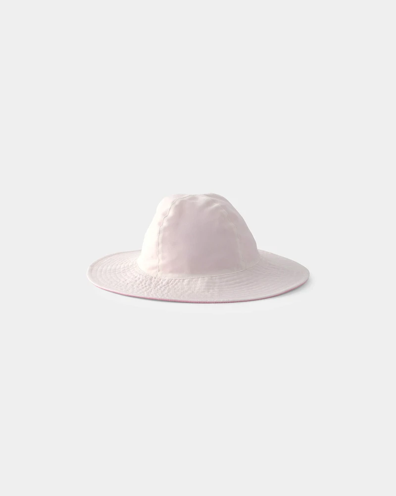 Toddler Girl Reversible Swim Hat - Pink/White