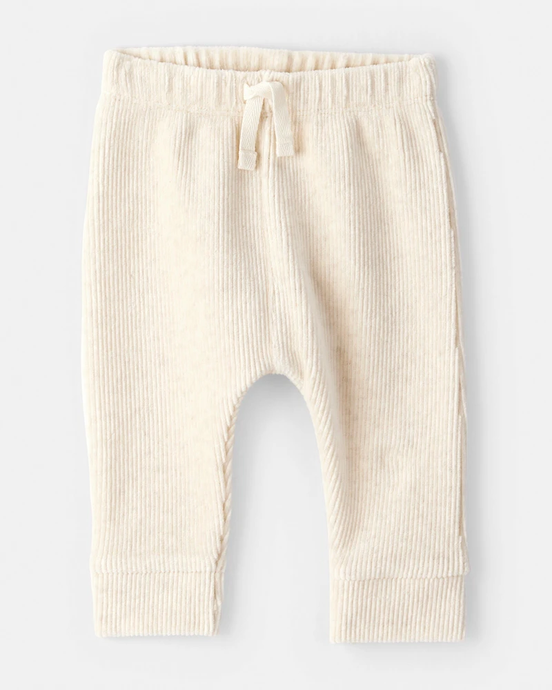 Baby Valentine's Day Cupid Crew 2-Piece Long-Sleeve Tee & Pant Set - Ivory