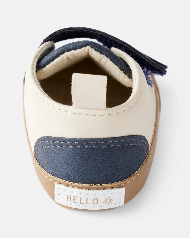 Baby Boy Color Block Casual Sneakers - Navy/White