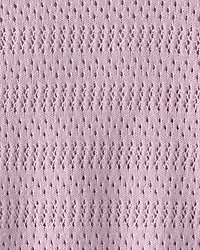 Toddler Girl Scalloped Sweater - Purple