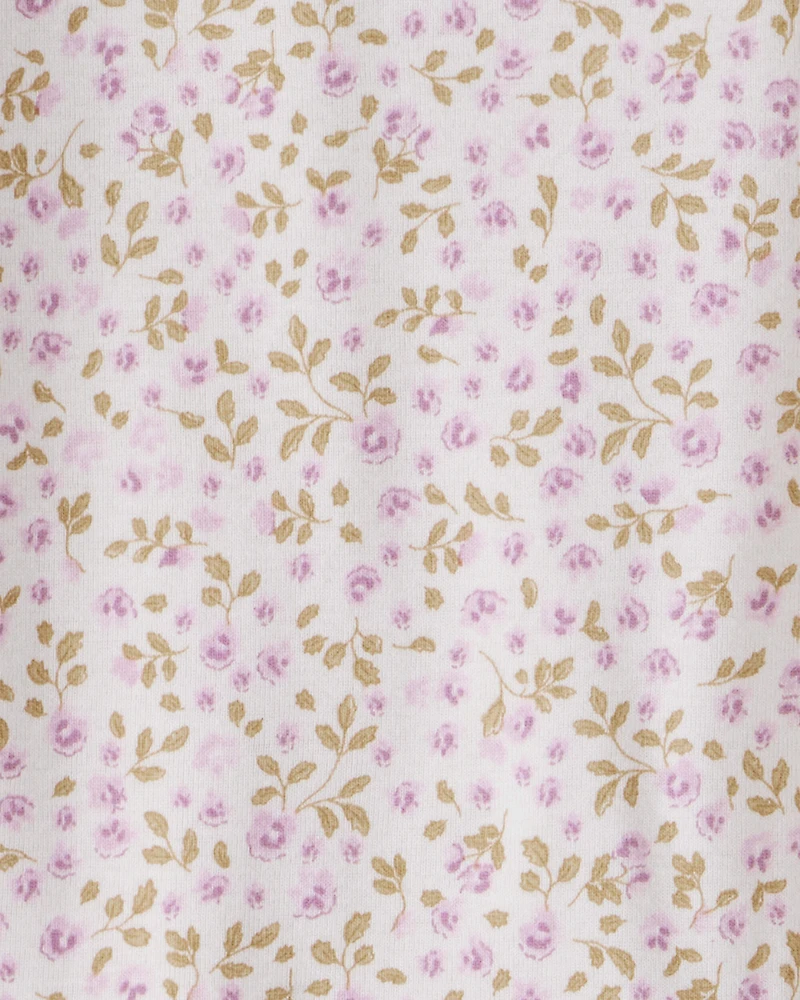 Girls Organic Cotton Pajamas in Botanic Muse Print