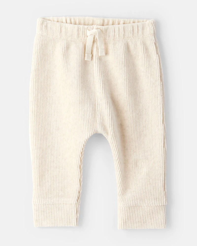 Baby Valentine's Day Cupid Crew 2-Piece Long-Sleeve Tee & Pant Set - Ivory