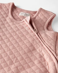 Baby Girl Double Knit Zip Wearable Blanket