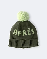 Toddler Après Pom Pom Beanie - Olive