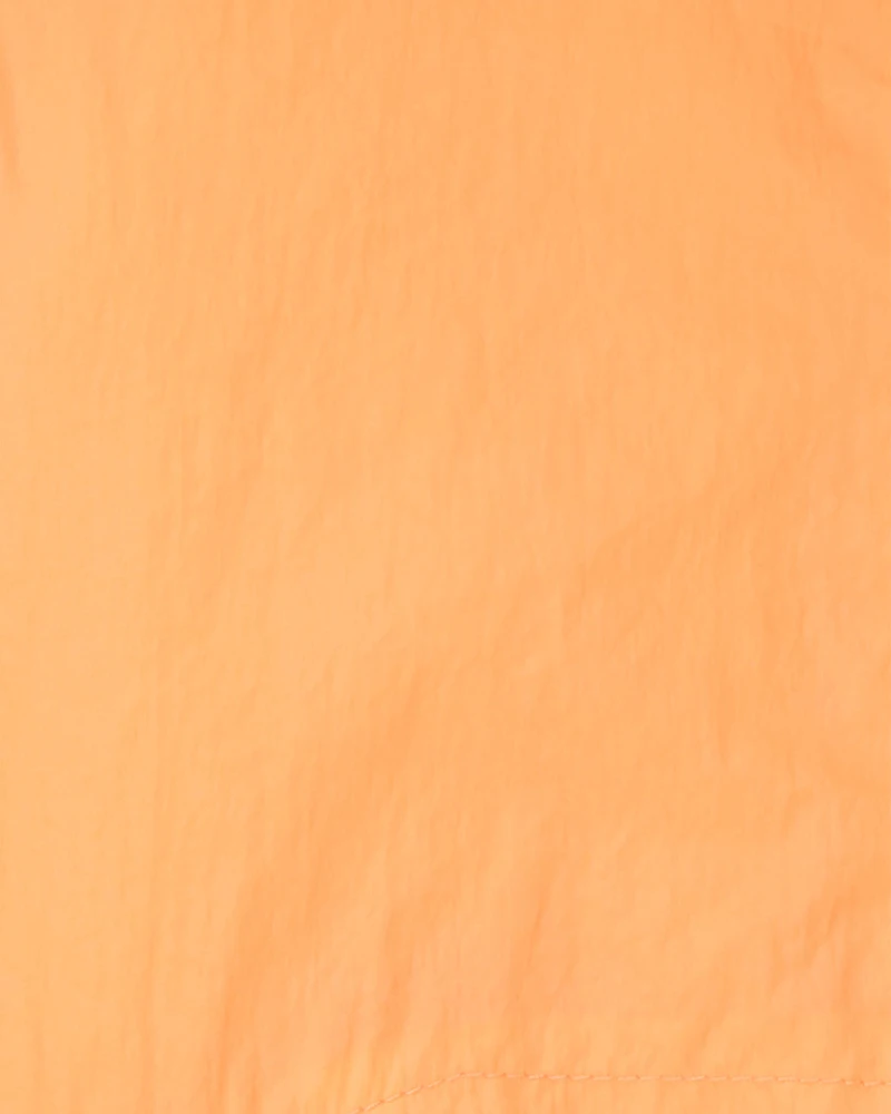 Toddler Girl Midweight Athletic Jacket - Orange