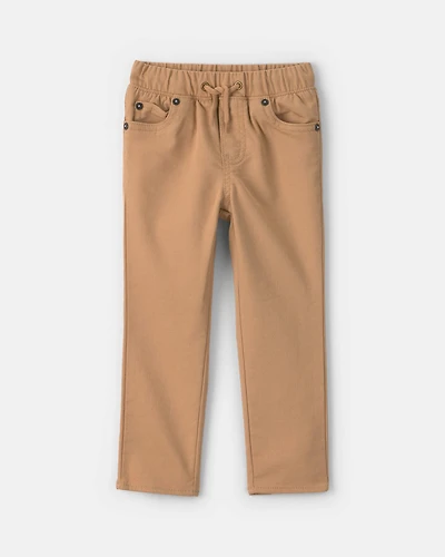 Toddler Boy Pull-On Pants - Khaki