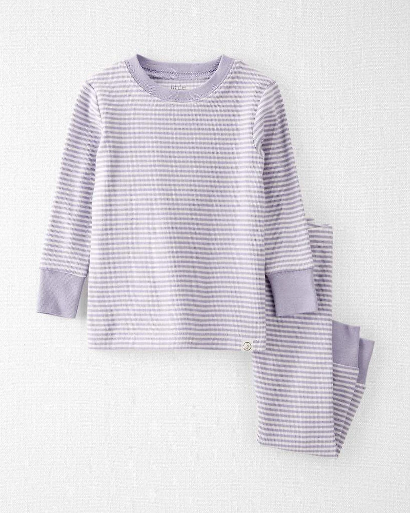 Baby Striped Organic Cotton Pajamas Set