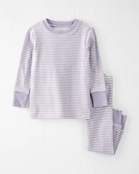 Baby Striped Organic Cotton Pajamas Set