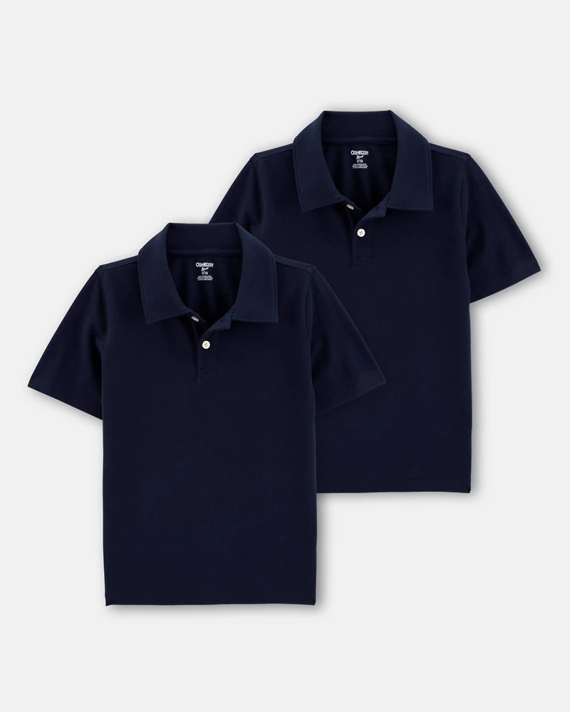 Boys -Pack Pique Uniform Polo Shirts