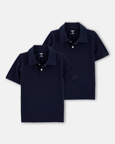Boys -Pack Pique Uniform Polo Shirts