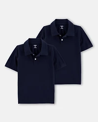 Boys -Pack Pique Uniform Polo Shirts