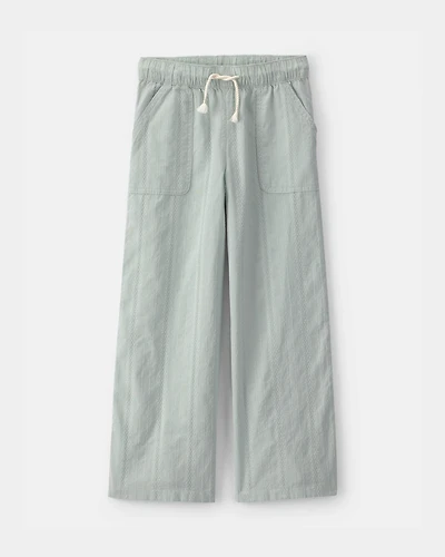 Girls Pull-On Pants - Green