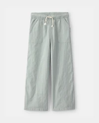 Girls Pull-On Pants - Green