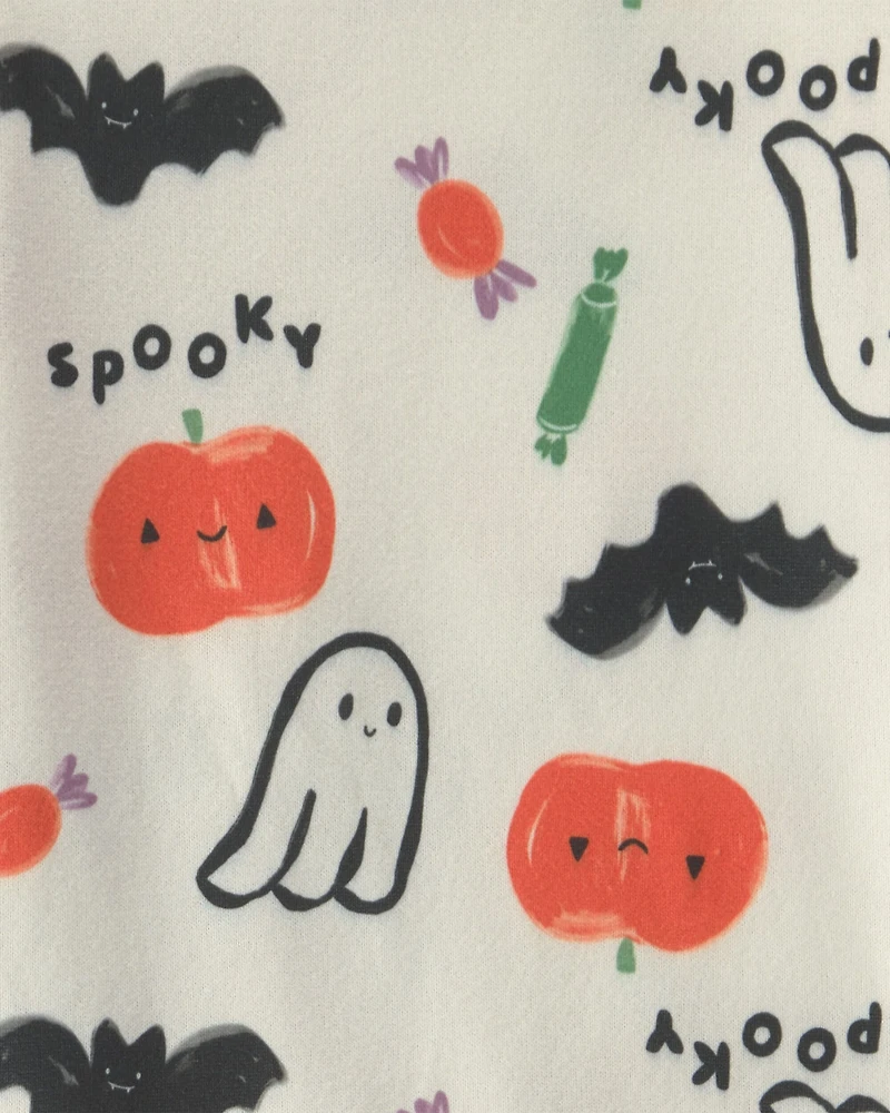 Toddler 2-Piece Halloween Snug Fit Pajama Set - Cream