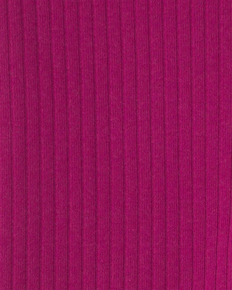 Toddler Girl Cotton Pull-On Stretch Leggings - Burgundy