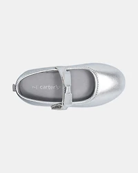 Toddler Girl Dress Shoes - Silver