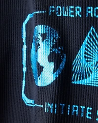 Boys Space Long-Sleeve Graphic Tee - Navy