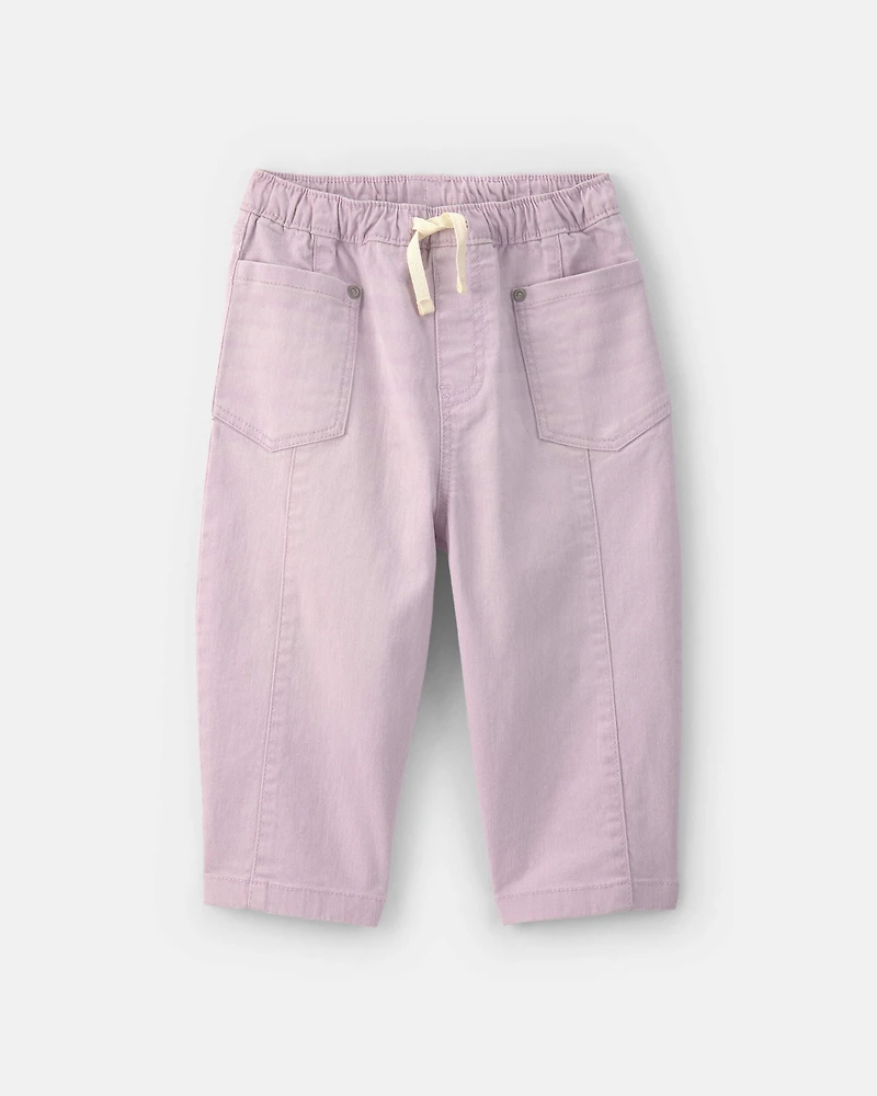 Toddler Girl Barrel Pants - Purple