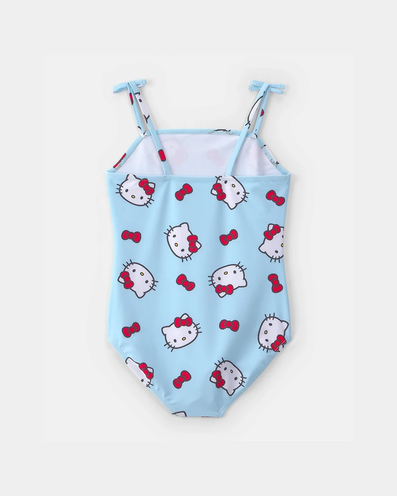 Girls 1-Piece Hello Kitty® Swimsuit - Blue